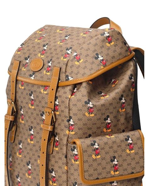 gucci mickey mouse backpack|Gucci mini backpack Mickey Mouse.